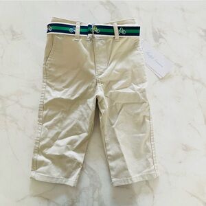 BNWT Ralph Lauren Pants with Belt for Baby Size 9 Months
